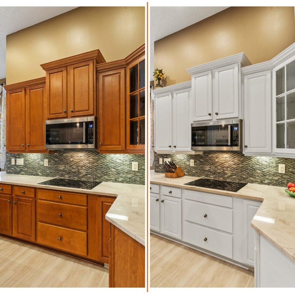 Kitchen cabinet makeover by Reza Custom