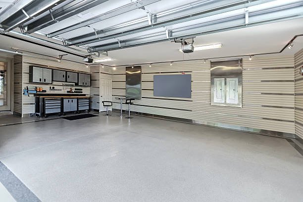 Custom-designed garage cabinets optimizing storage and style in a Rancho Santa Fe residence