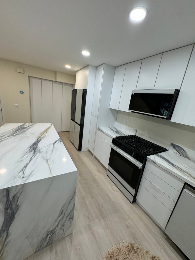 Contemporary kitchen makeover by Reza Custom