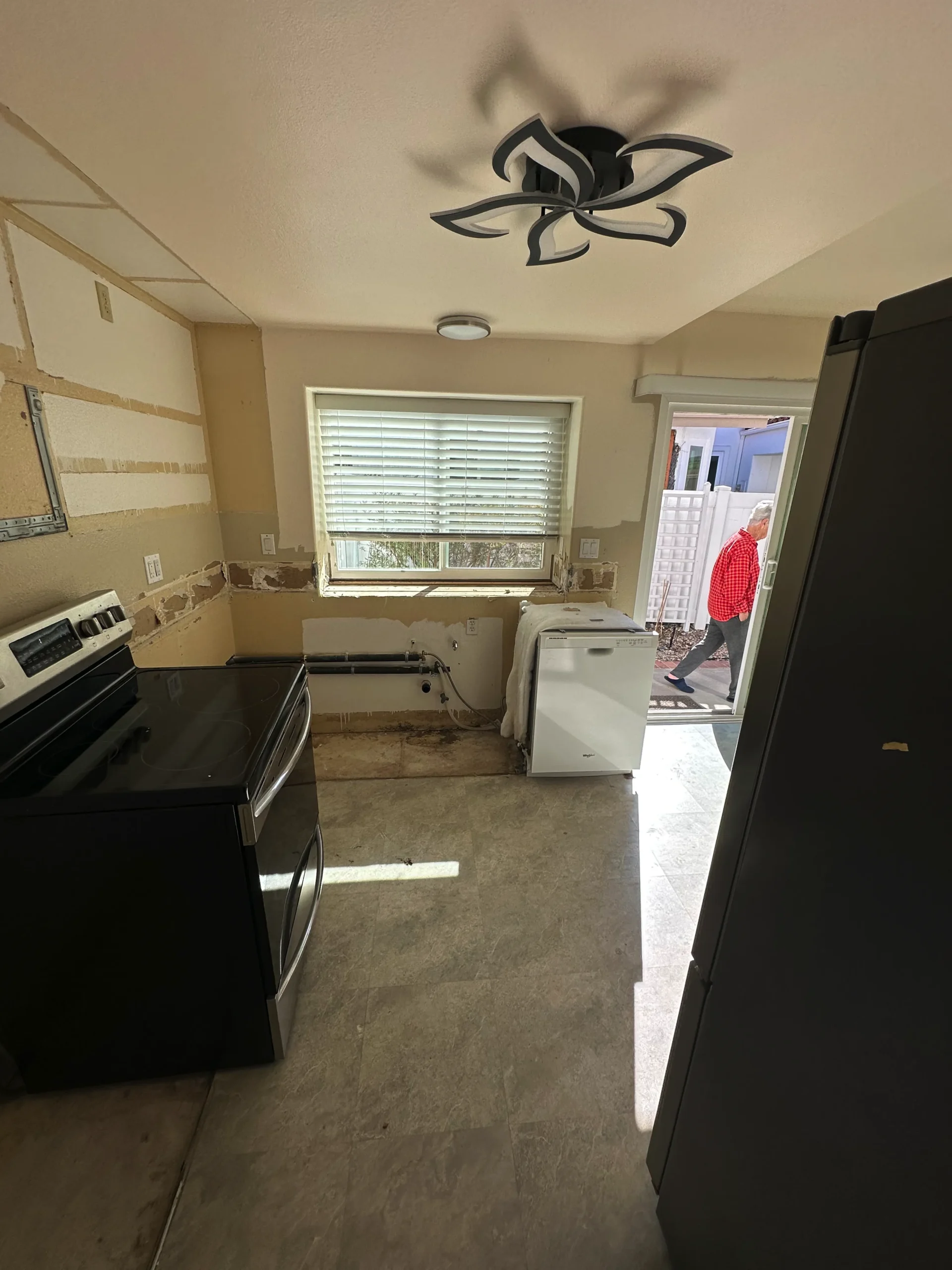 custom white oak shaker cabinets Carlsbad remodel
