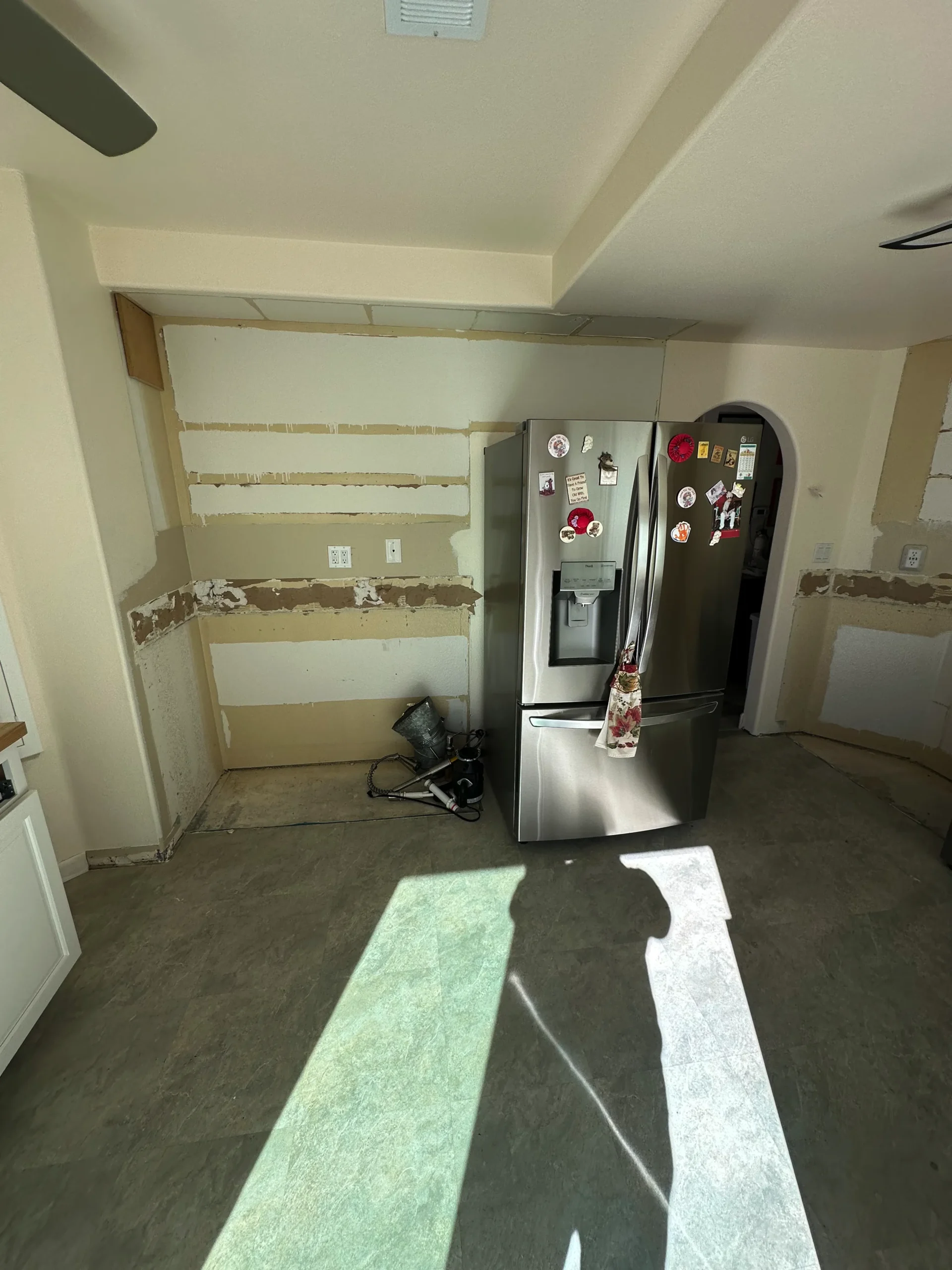 custom white oak shaker cabinets Carlsbad remodel