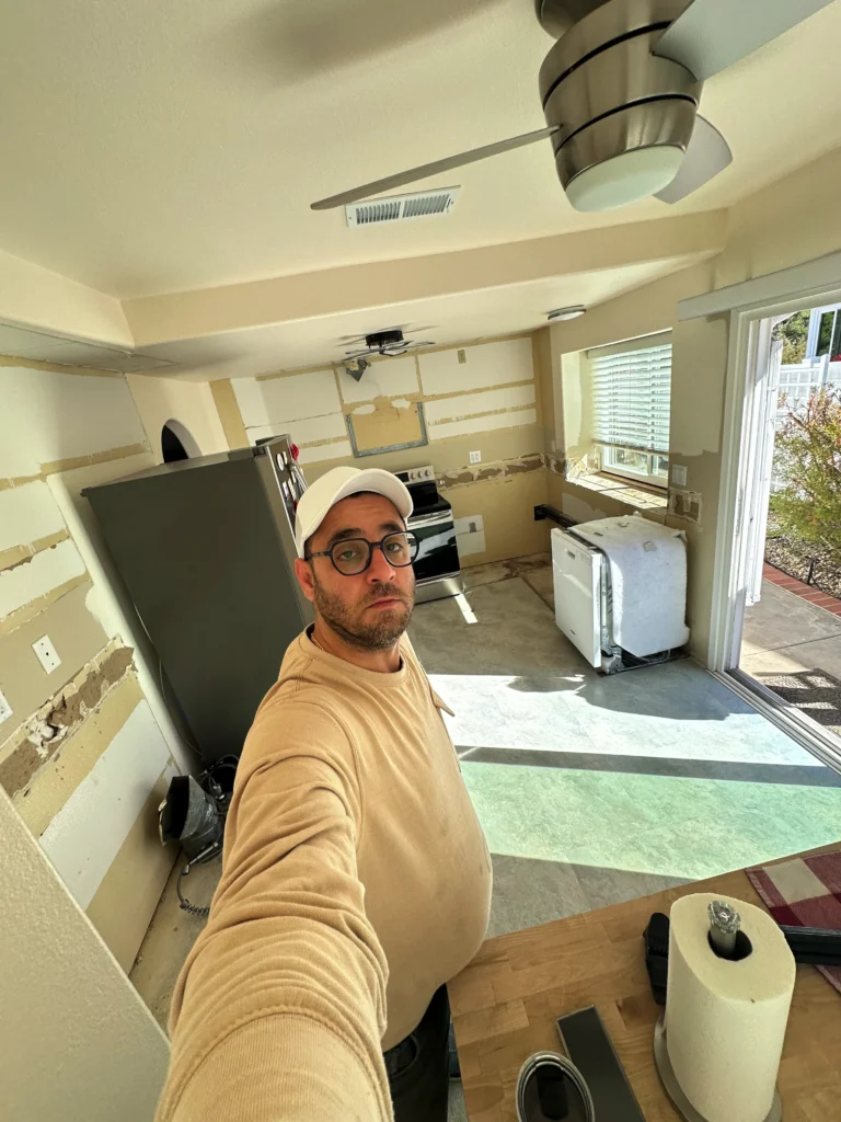 custom white oak shaker cabinets Carlsbad remodel