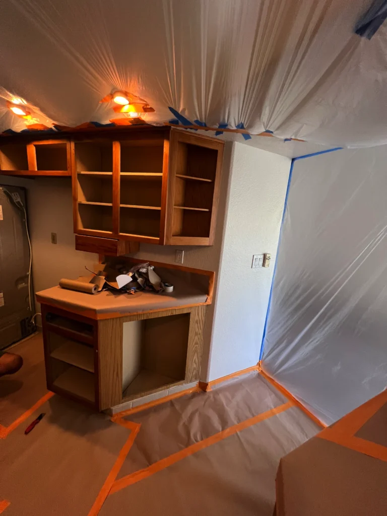 before and after kitchen cabinet refacing