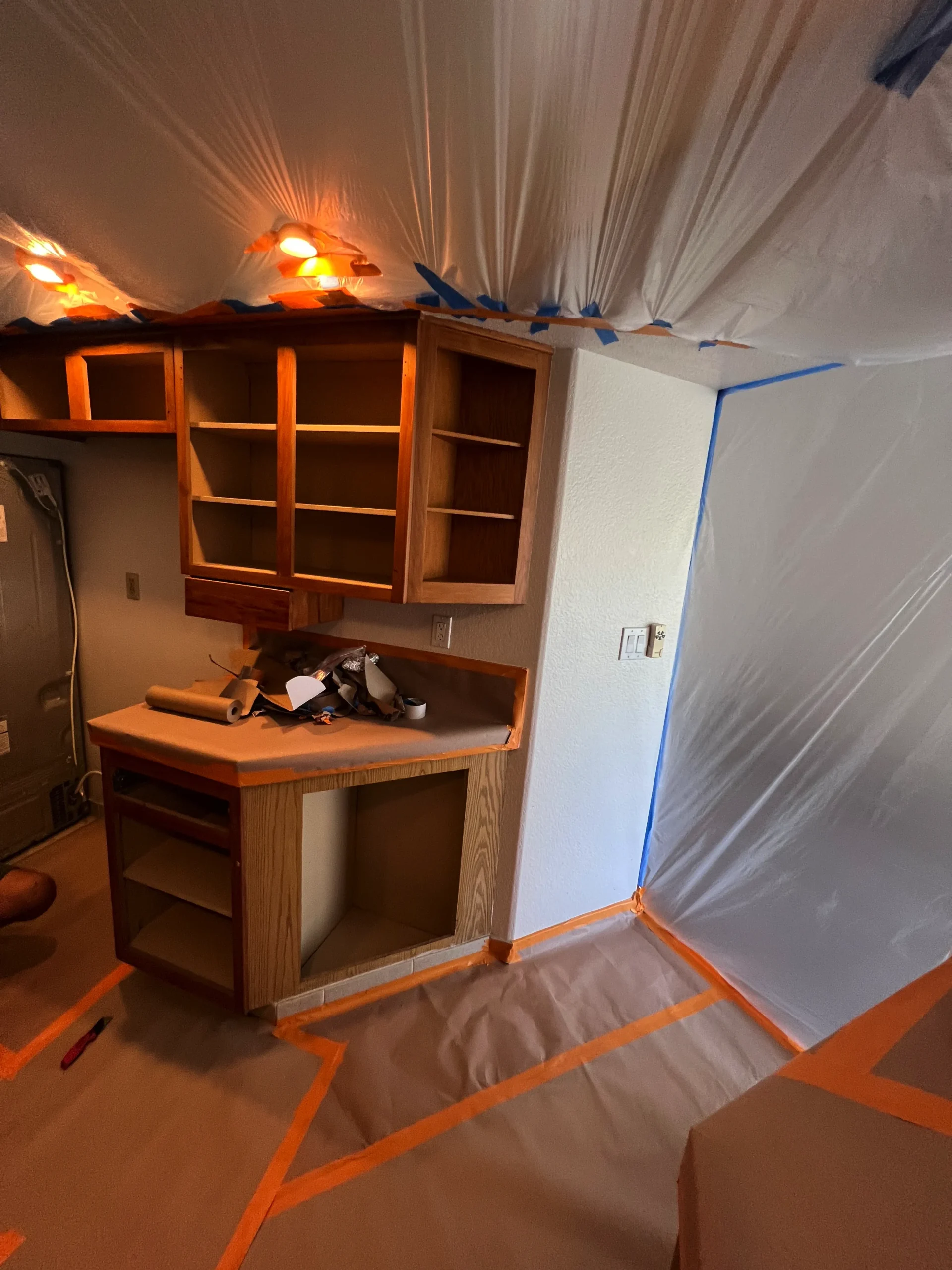 before and after kitchen cabinet refacing