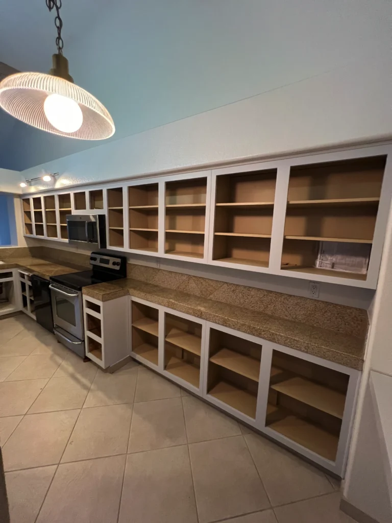 before and after kitchen cabinet refacing