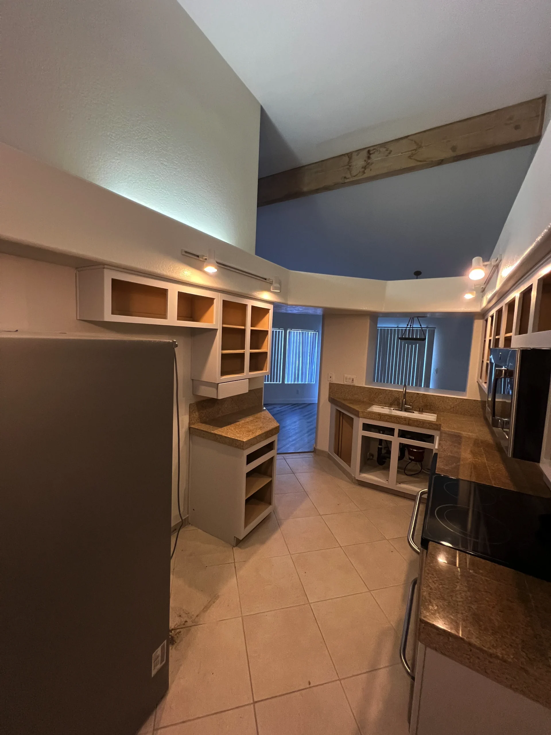 before and after kitchen cabinet refacing