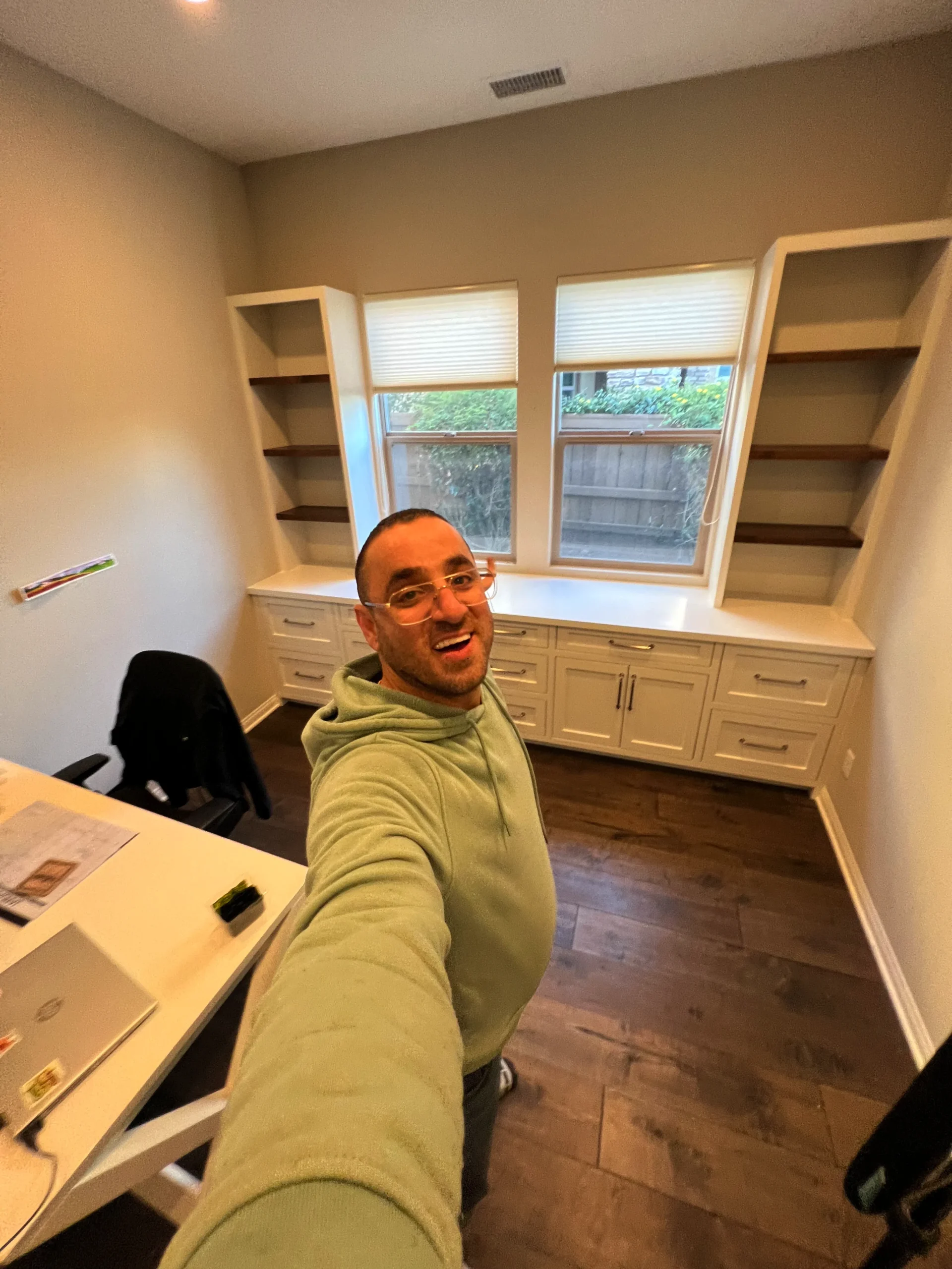 custom home office built-in in Rancho Bernardo