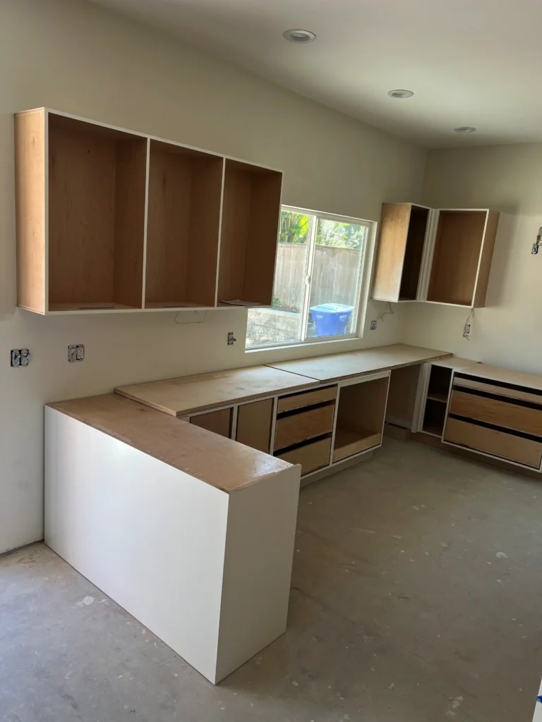 custom pantry storage solution in modern La Jolla kitchen remodel