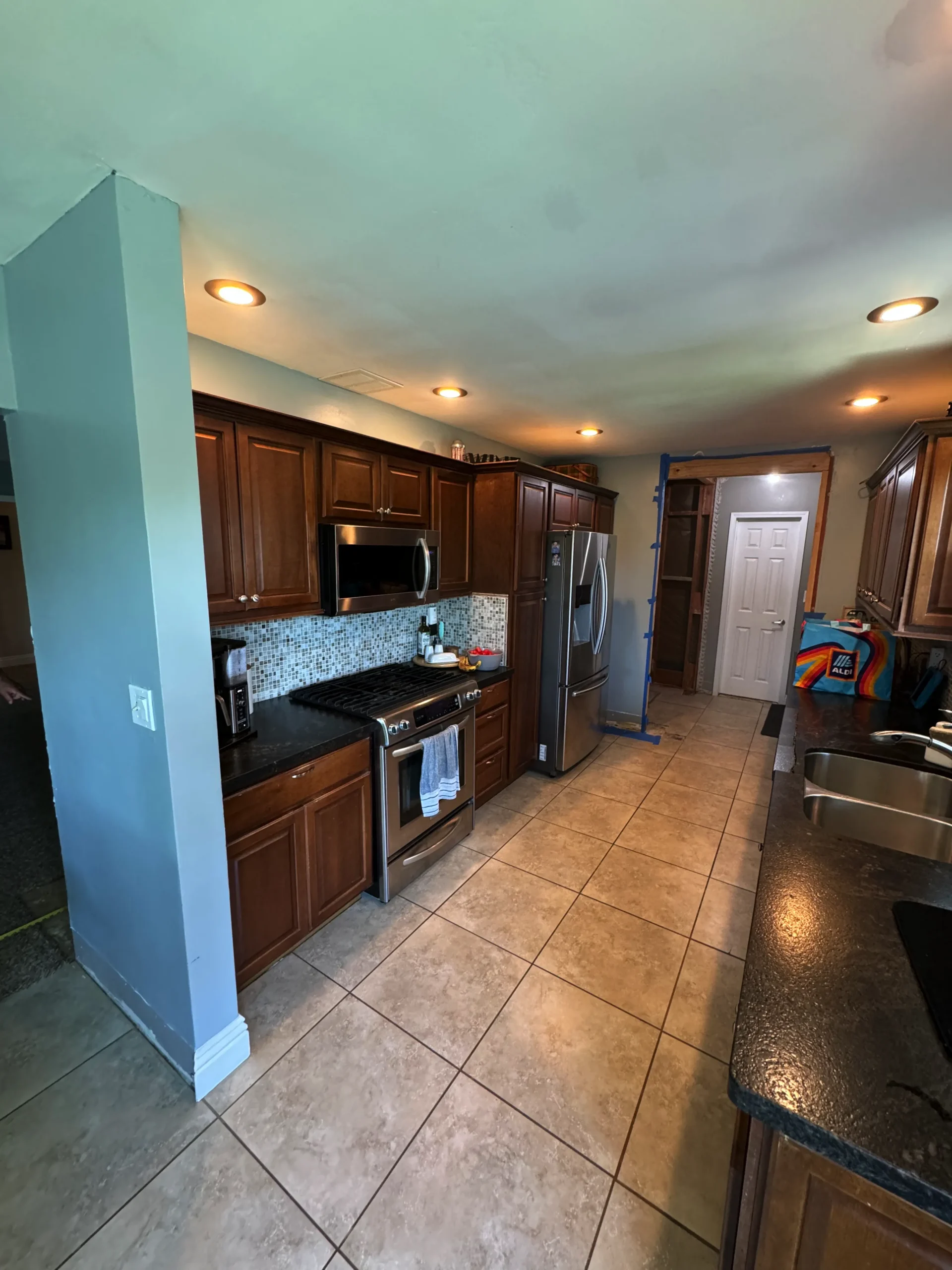 custom shaker cabinets Escondido in two-tone finish