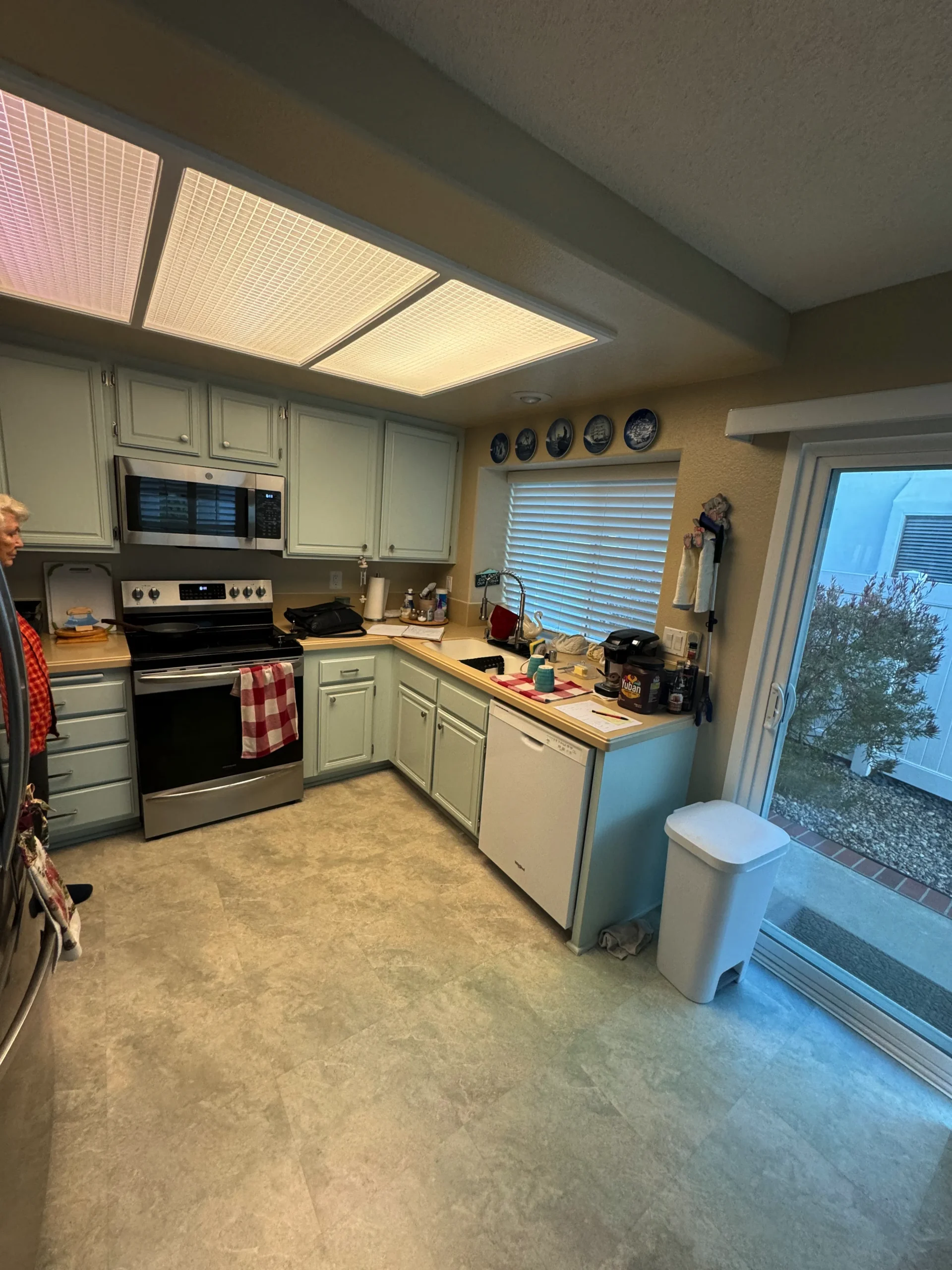 custom white oak shaker cabinets Carlsbad remodel