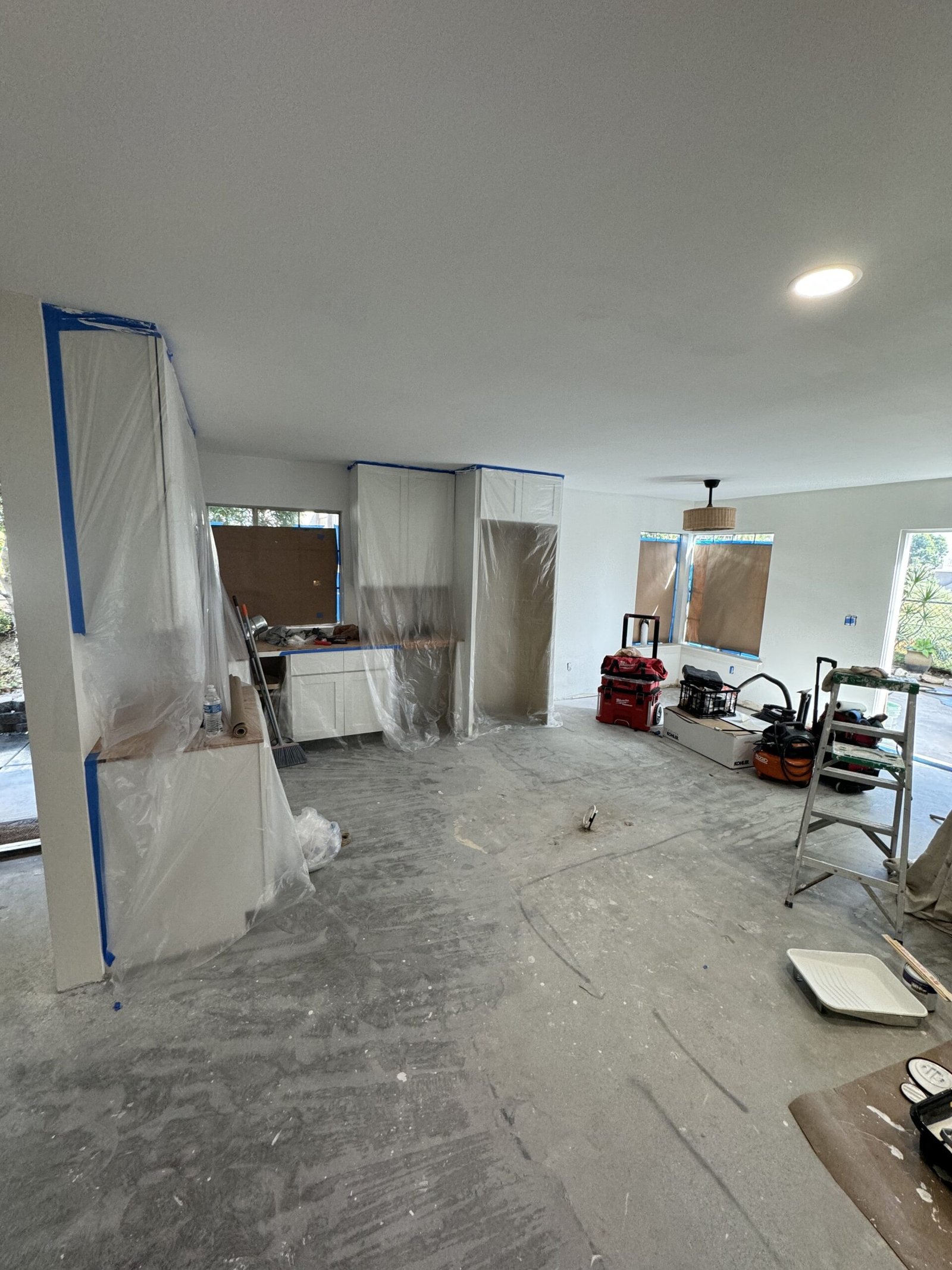 custom kitchen island Carlsbad with natural wood shaker cabinets