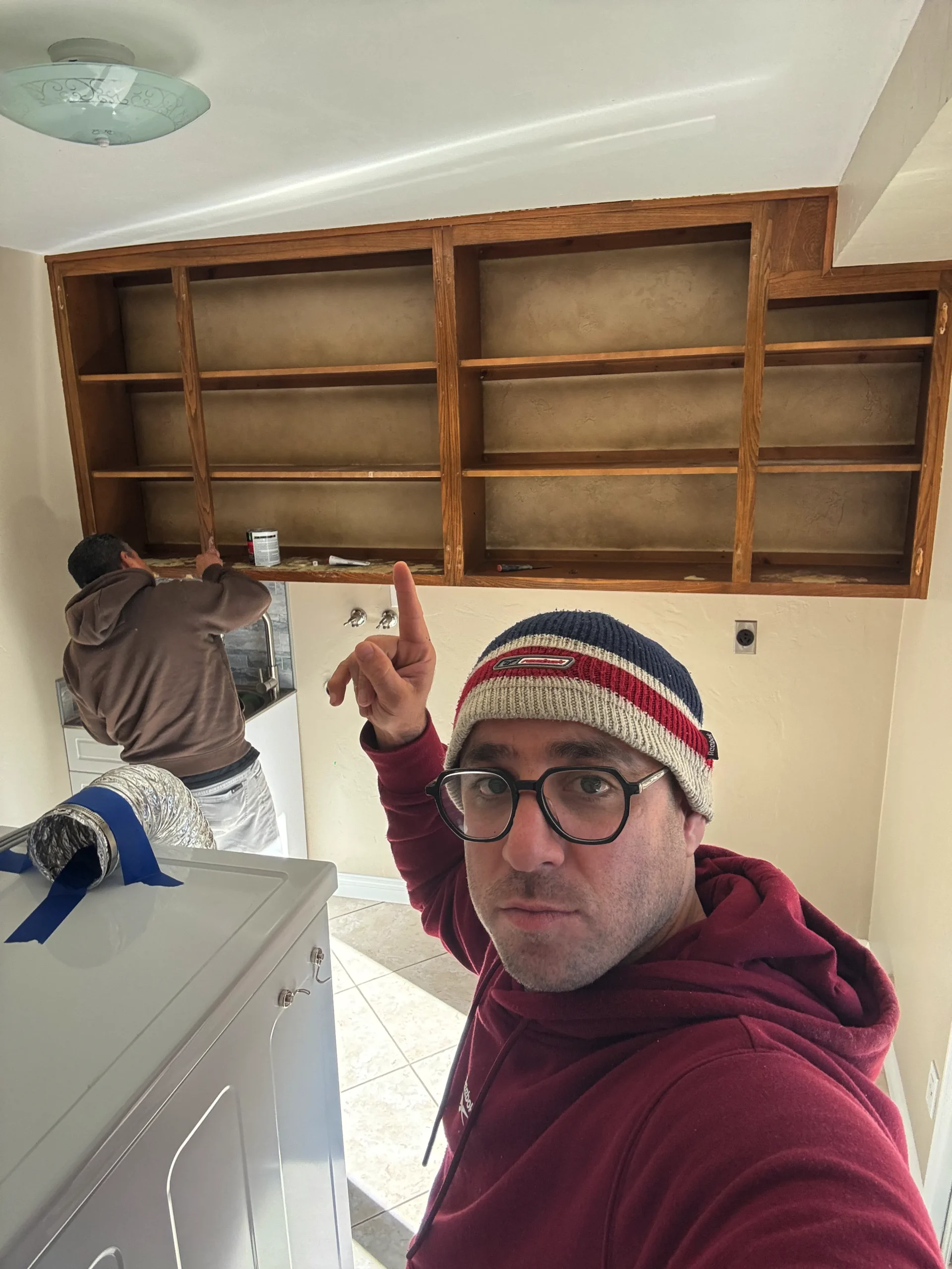 refacing old oak cabinets to a modern white shaker style