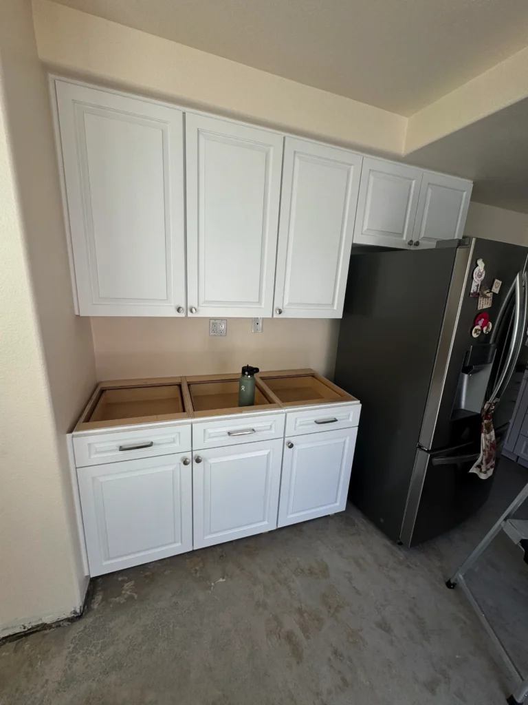 kitchen island with quartz countertop Carlsbad