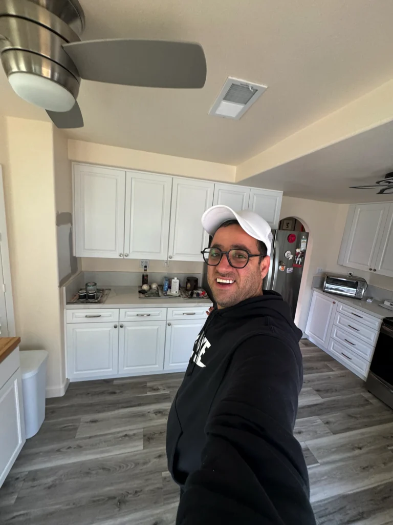custom white oak shaker cabinets Carlsbad remodel
