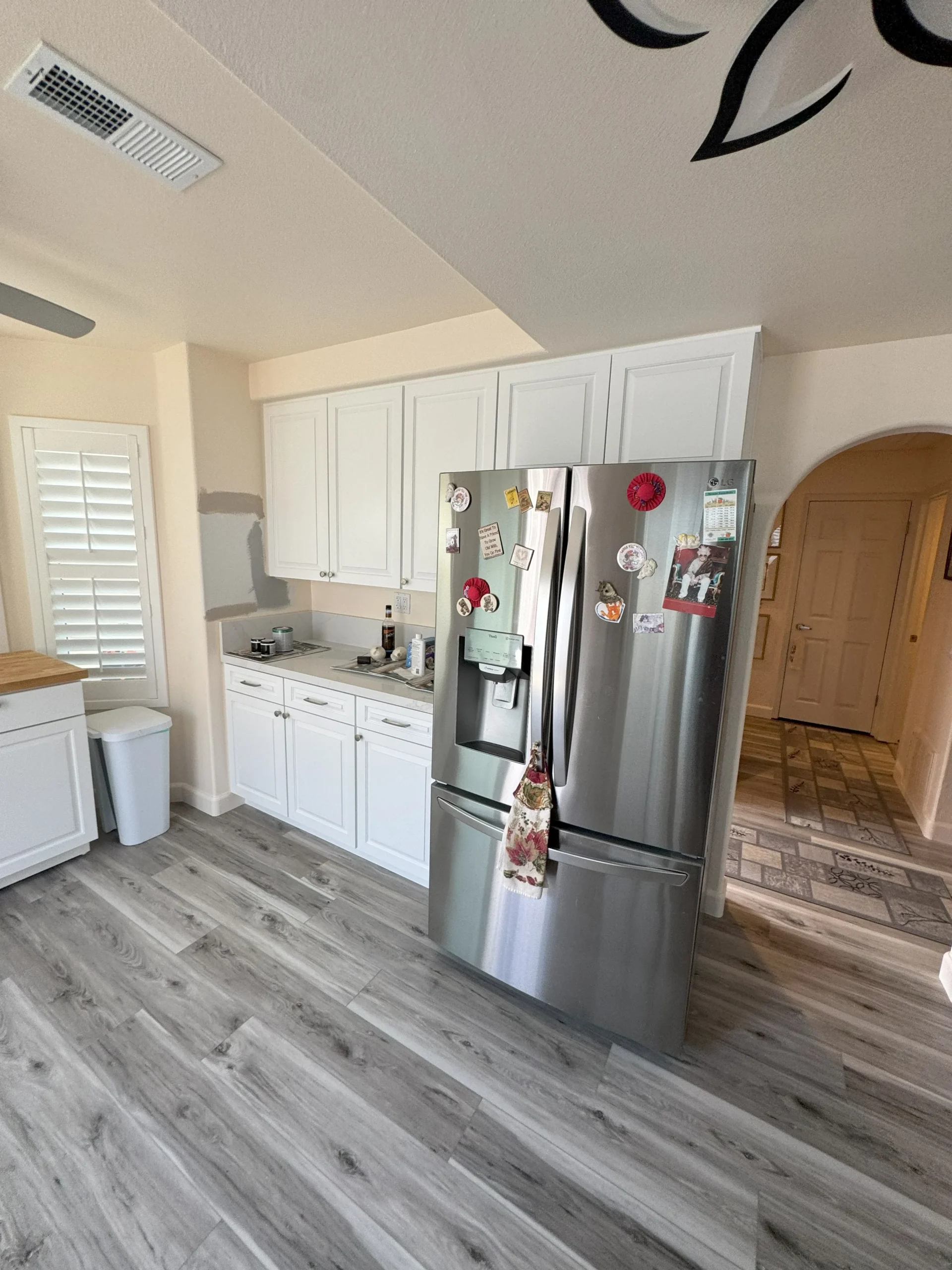 custom white oak shaker cabinets Carlsbad remodel