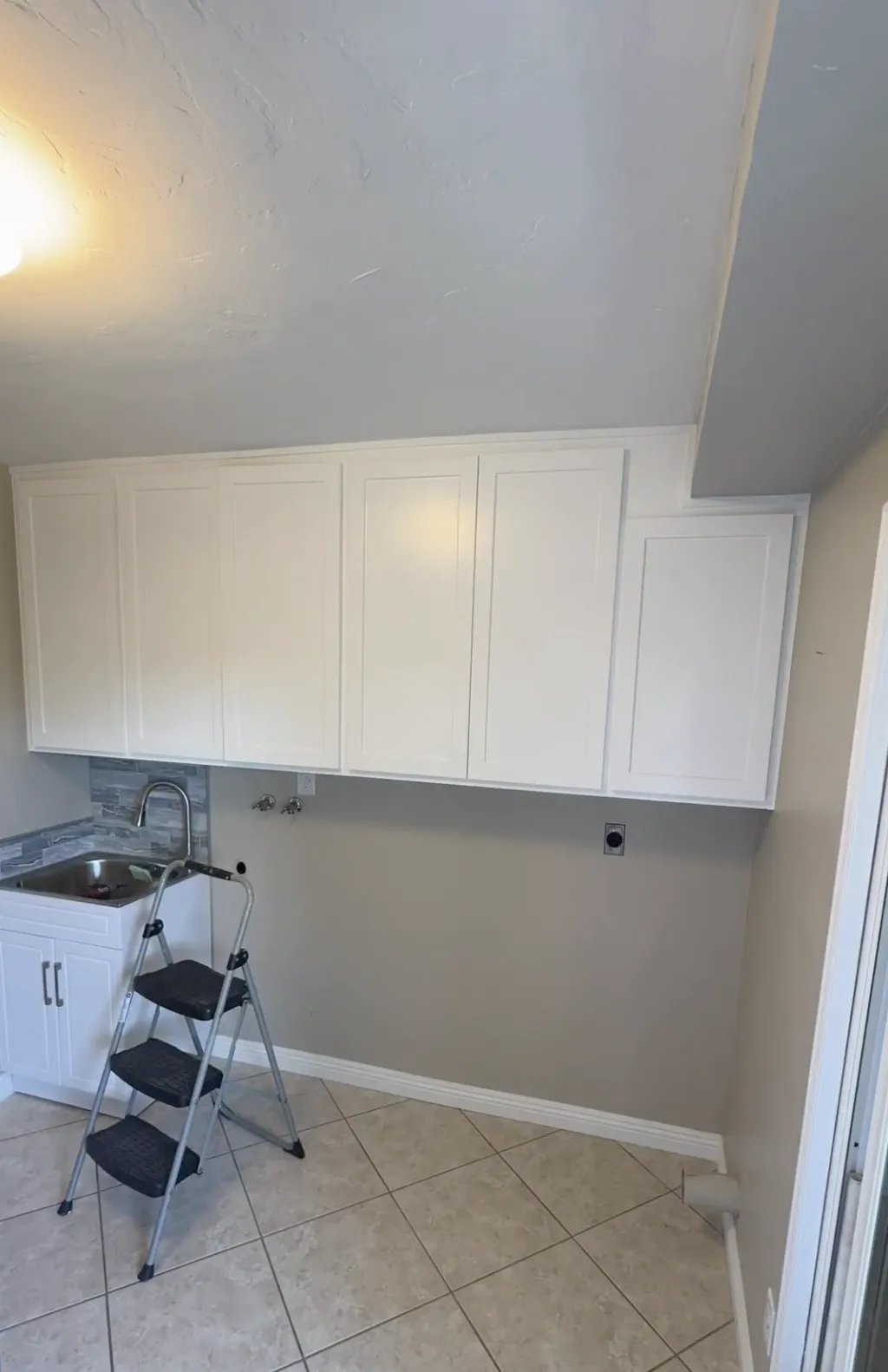 laundry room cabinet refacing in Vista