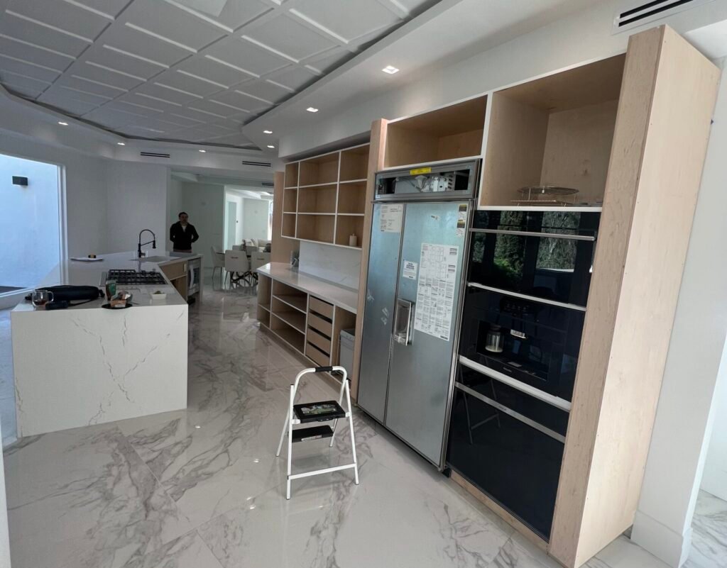Modern kitchen cabinet design from Reza Custom