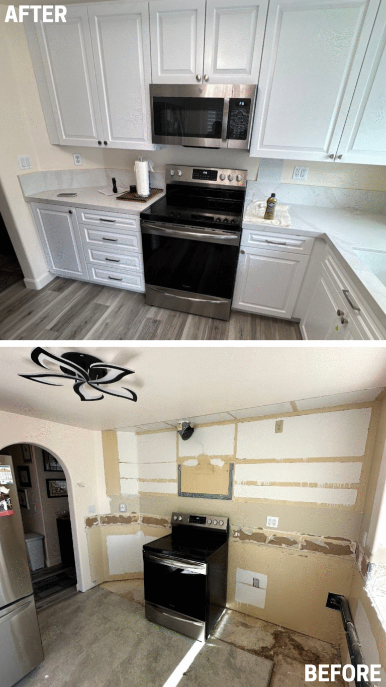 Kitchen cabinet makeover by Reza Custom