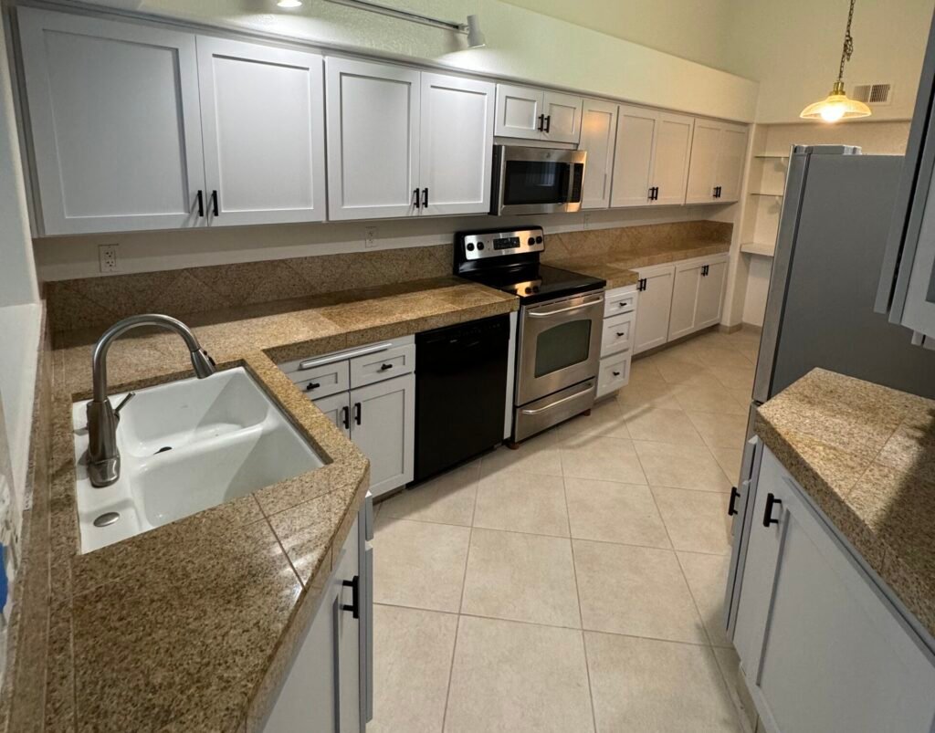 Classic wood kitchen cabinets by Reza Custom