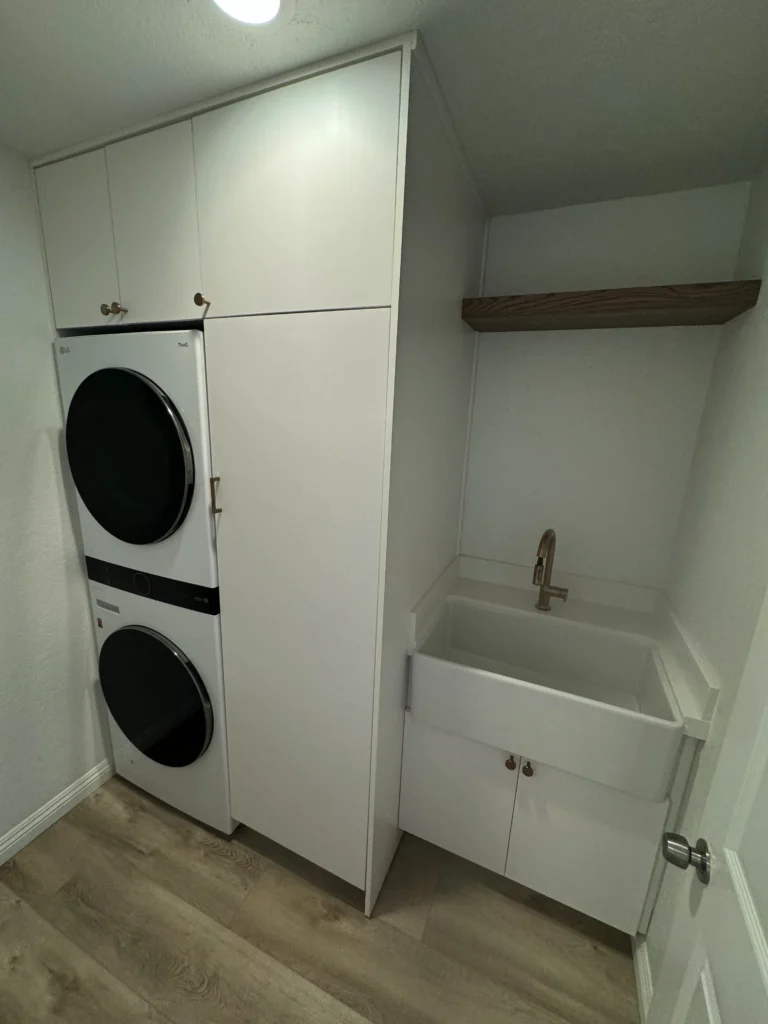 custom laundry room cabinets in Encinitas