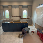 Kitchen cabinet installation process