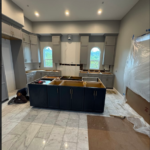 Custom kitchen island assembly