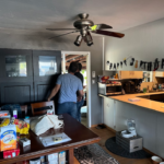 U-shaped kitchen with breakfast bar