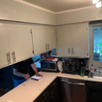Kitchen cabinet remodeling project