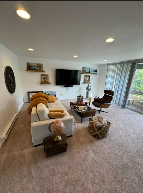 BUILT-IN MEDIA WALL — BEFORE