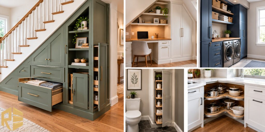 Custom Cabinet Storage Solutions for Awkward Spaces
