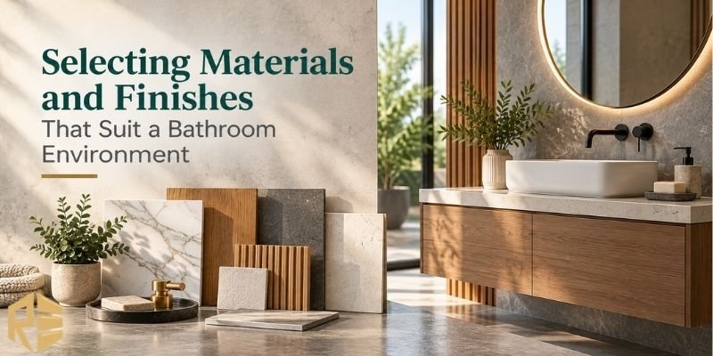 Selecting Materials and Finishes That Suit a Bathroom Environment